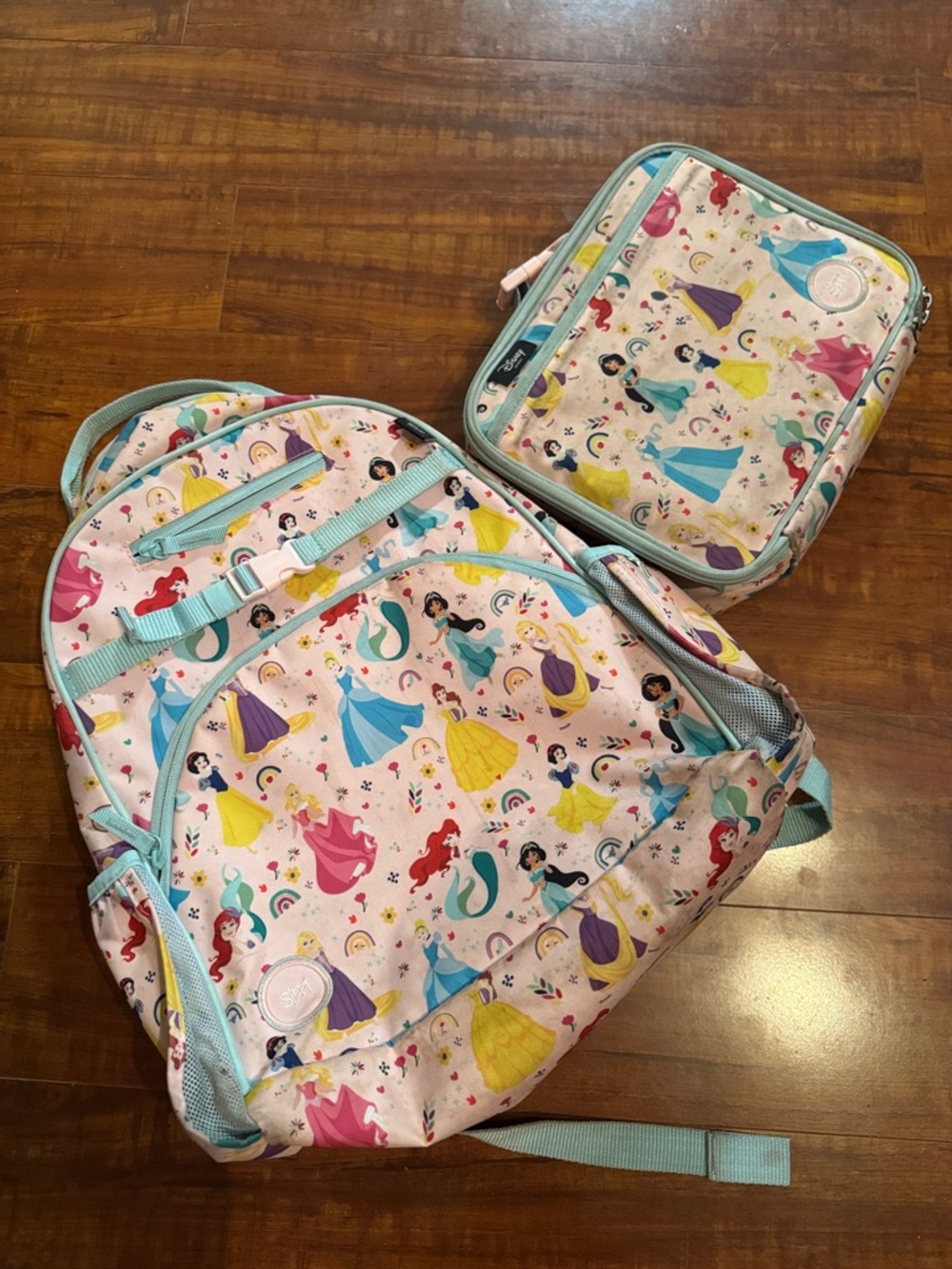 Simple Modern Bookbag LARGE size and Insulated Lunch Bag DISNEY PRINCESSES